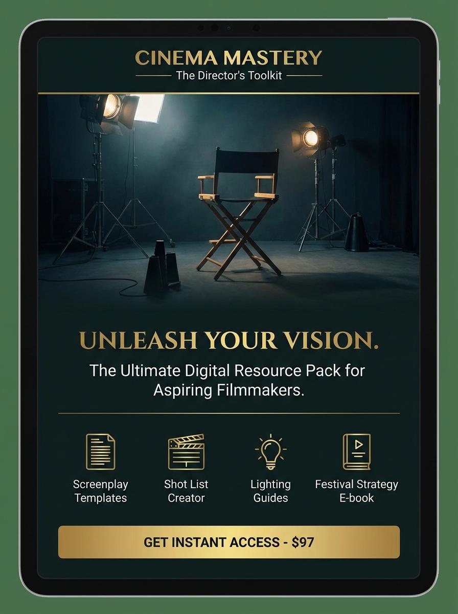 Landing page for digital product film director