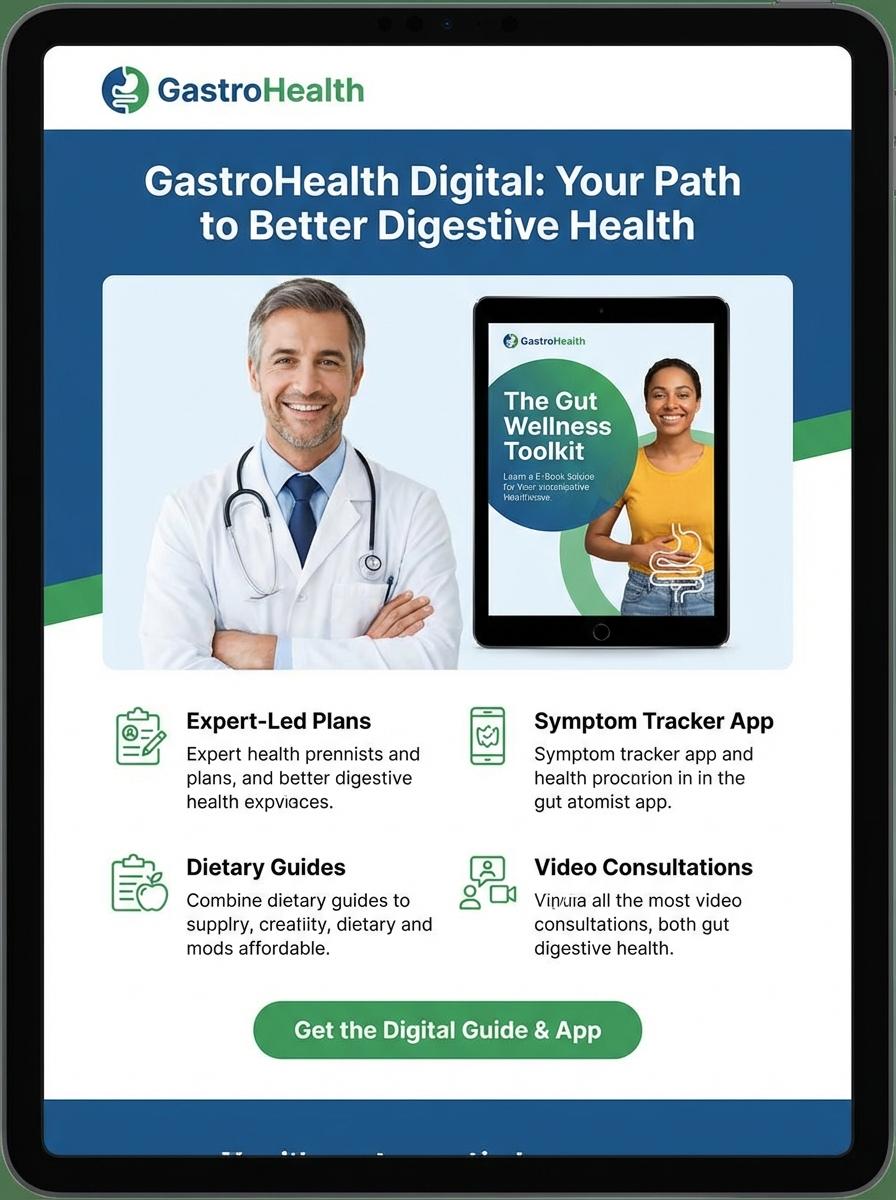 Landing page for digital product Gastroenterologist