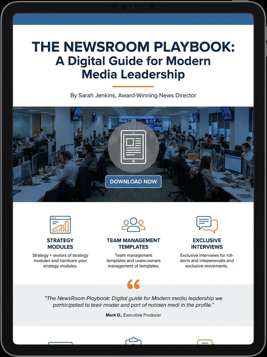 Landing page for digital product news director