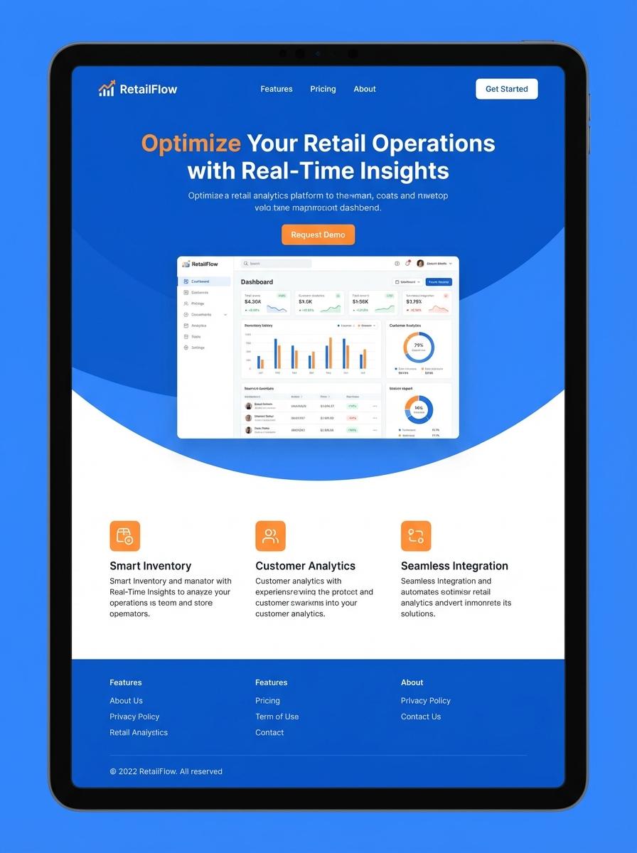 Landing page for digital product in Making Digital Products in Retail Industry