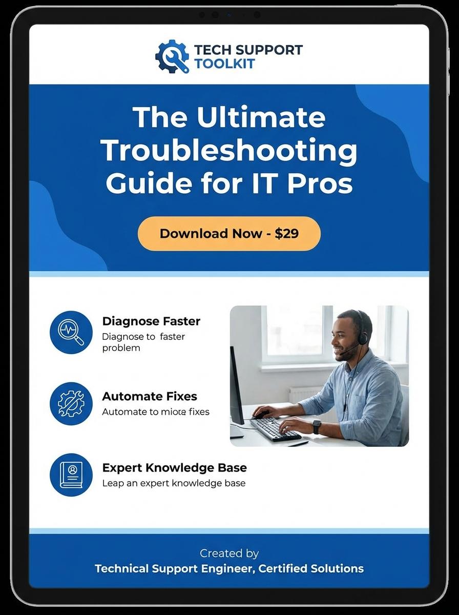 Landing page for digital product Technical support engineer