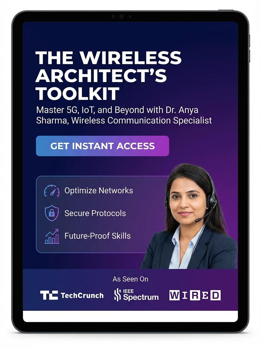 Landing page for digital product Wireless communication specialist